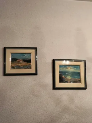 Juego de 2 cuadros decorativos