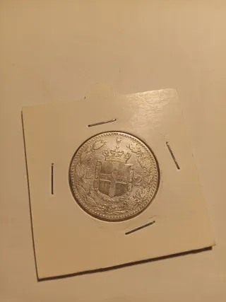 Moneta 2 Lire Argento 1887