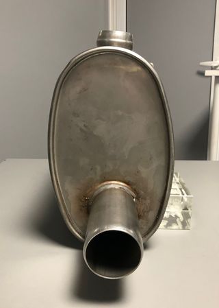 Silencioso escape retrocargadora Terex-Fermec