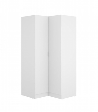 Armario Esquinero Con Puertas. Blanco