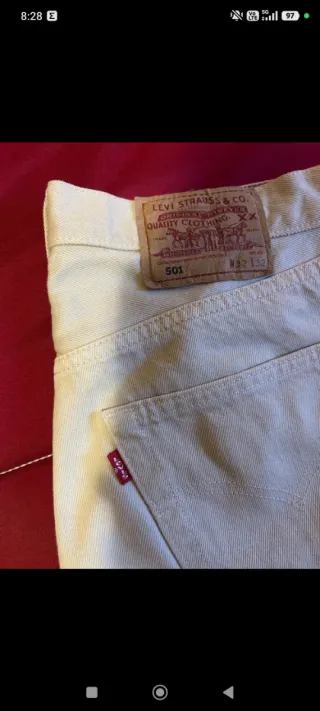 Jeans Levi's 501 Beige W32 L32
