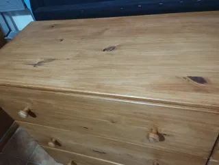 Cajonera de madera con 6 cajones