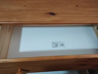 Cajonera de madera con 6 cajones