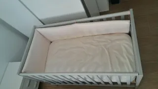 Cuna Ikea Sundvik Gris