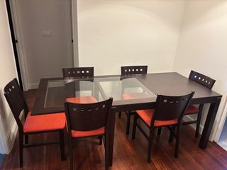 Mesa Comedor Extensible + 6 Sillas