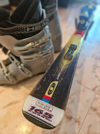 Esquís Salomon y Botas Head