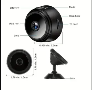 Mini cámara vigilancia mod A9 WiFi 2.4 batería