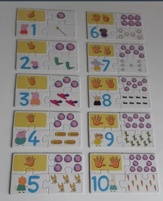 Puzzle Educa Peppa Pig Los Números 3-4 años