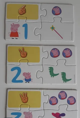 Puzzle Educa Peppa Pig Los Números 3-4 años