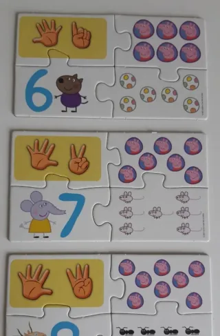 Puzzle Educa Peppa Pig Los Números 3-4 años