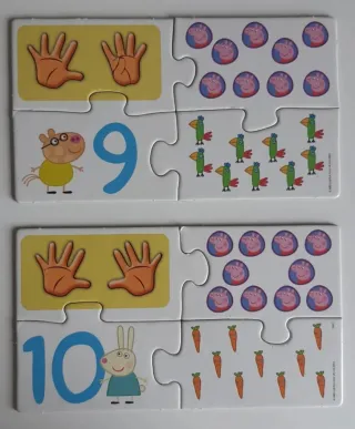 Puzzle Educa Peppa Pig Los Números 3-4 años