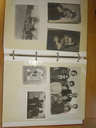 Álbum antiguas  fotos Albacete fiestas familia