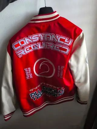 Bomber Zara Rossa e Bianca Taglia M