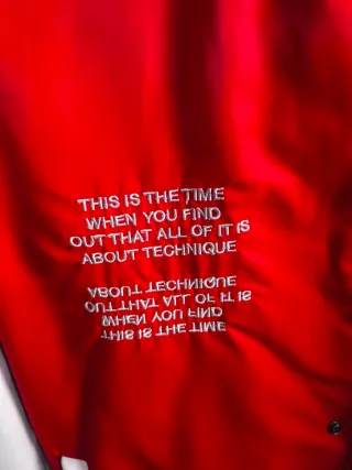 Bomber Zara Rossa e Bianca Taglia M