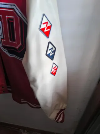 Bomber Zara Rossa e Bianca Taglia M