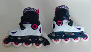 Patines ajustables 28-30 +Protecciones+Bolsa+Casco