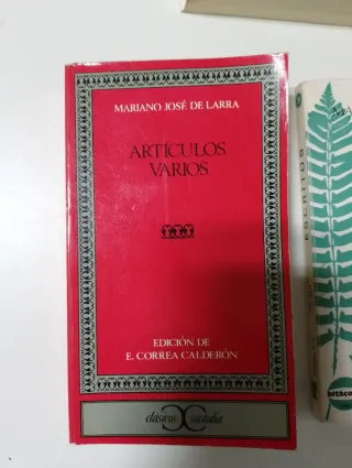 Lote libros Larra