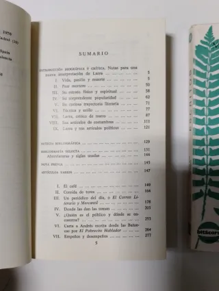 Lote libros Larra