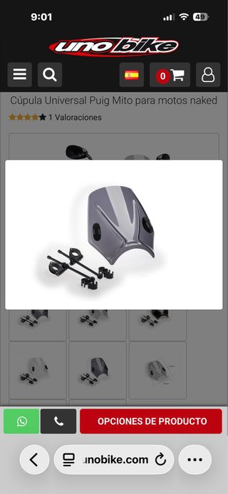 Cúpula Puig MITTO Universal