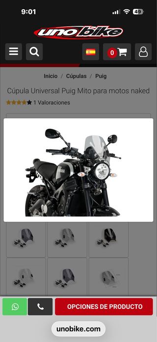 Cúpula Puig MITTO Universal