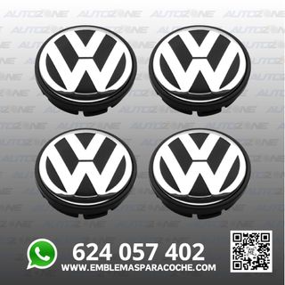 Tapas bujes Volkswagen para llantas 76 mm (4 u.)