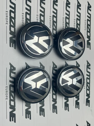 Tapas bujes Volkswagen para llantas 76 mm (4 u.)