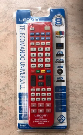 Telecomando Remoto Universale Leovin E885 8in1