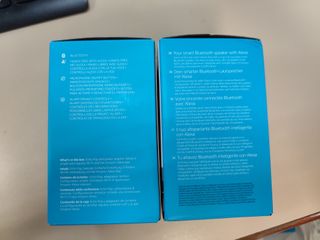 2 altavoces Amazon Echo Pop Blanco y Negro