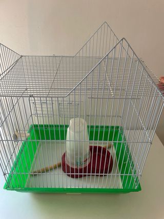Jaula con bandeja extraíble