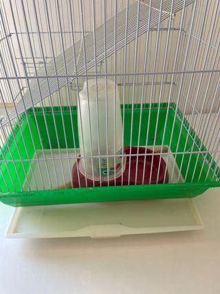 Jaula con bandeja extraíble