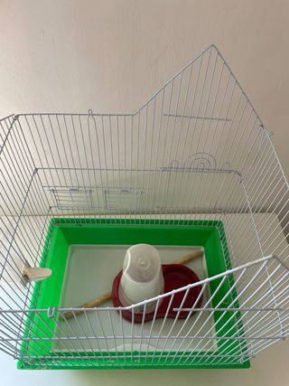Jaula con bandeja extraíble