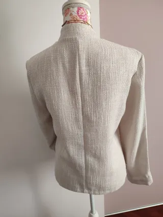 Blazer beige panna elegante sportivo