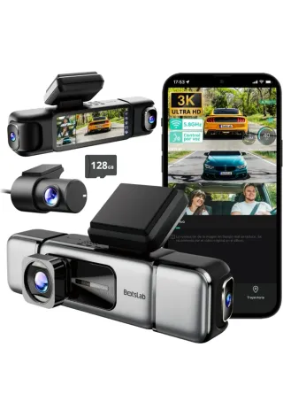 Botslab G980H Dashcam 4K coche nueva + cámara tras