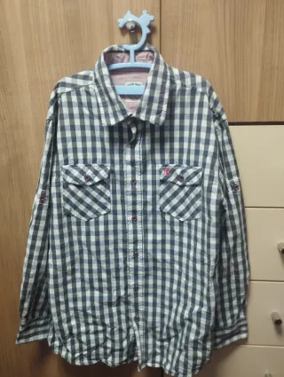 Camisa cuadros niño talla 12