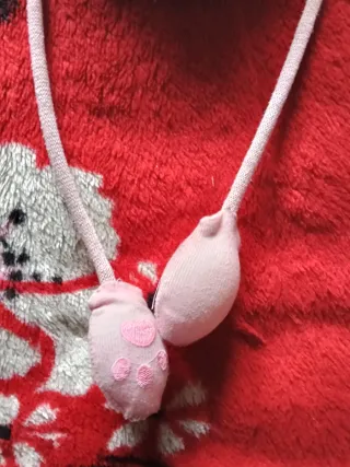 Gorra Oreja Saltarina Panda Rosa