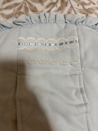 Saco de entretiempo plumeti azul