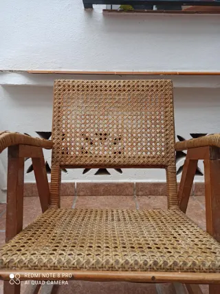 butaca de ratán niños