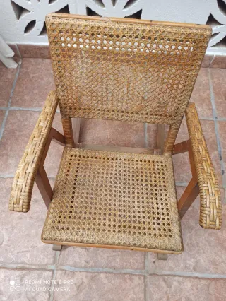 butaca de ratán niños