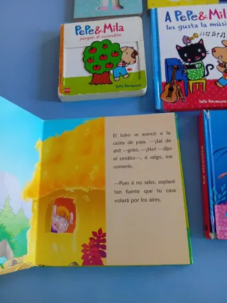 Lote cuentos cartón duro ideal bebés