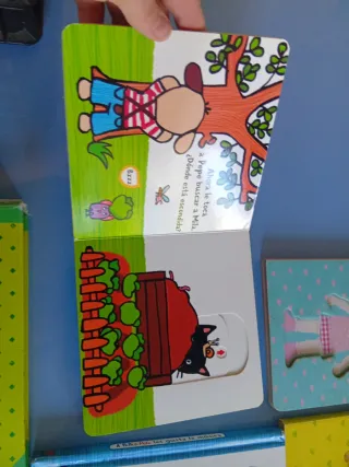 Lote cuentos cartón duro ideal bebés