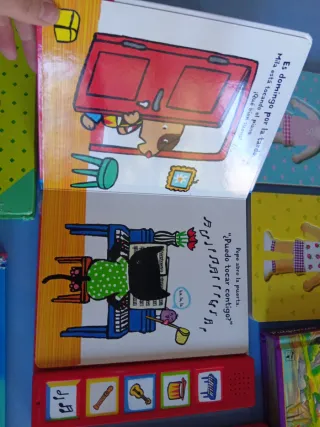 Lote cuentos cartón duro ideal bebés