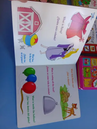 Lote cuentos cartón duro ideal bebés