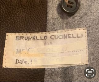 Brunello Cucinelli Giubbotto Pelle Marrone
