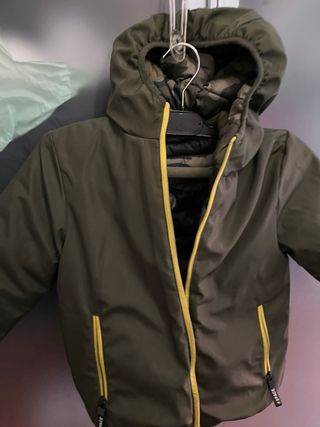 Piumino bambino camouflage