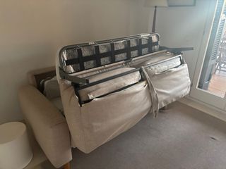 Sofá de 3 plazas beige