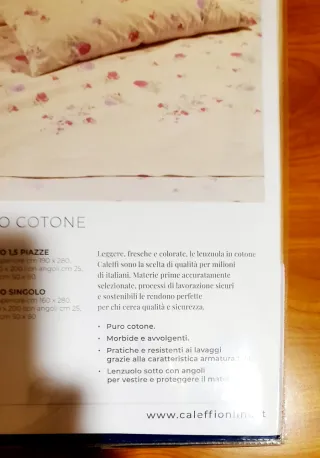 Completo Lenzuola Caleffi Matrimoniale