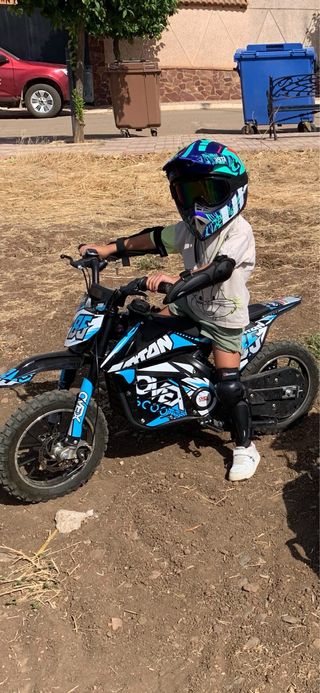 Mini moto cross eléctrica infantil
