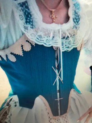 Cuerpo o chaleco Huertana Niña Azul