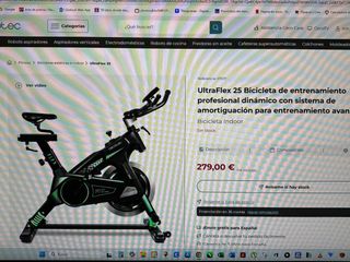 Bicicleta Estática Cecotec UltraFlex 25