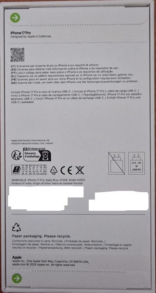 iPhone 17 Pro 512GB Azul Marino